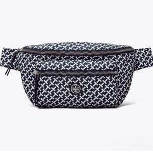 NWT tory burch nylon printed belt bag - diagonal T